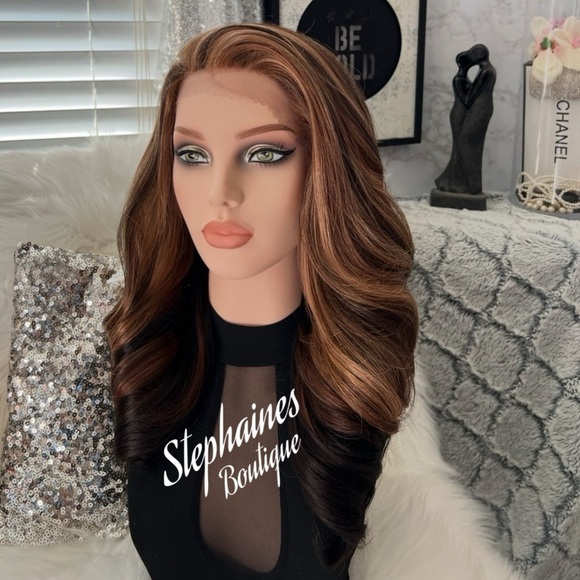 Human Hair Blended Lace Front Wig